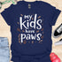 My kids have paws - V2 - Forest T-Shirt